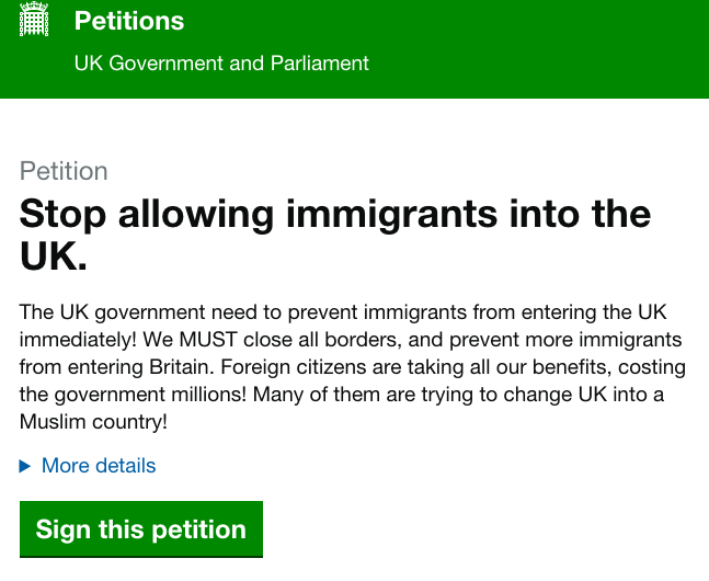 Petitions Gov Uk