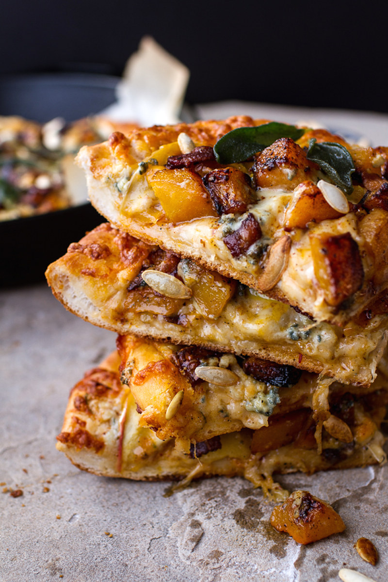 Butternut Squash Pizza with Caramelized Onions