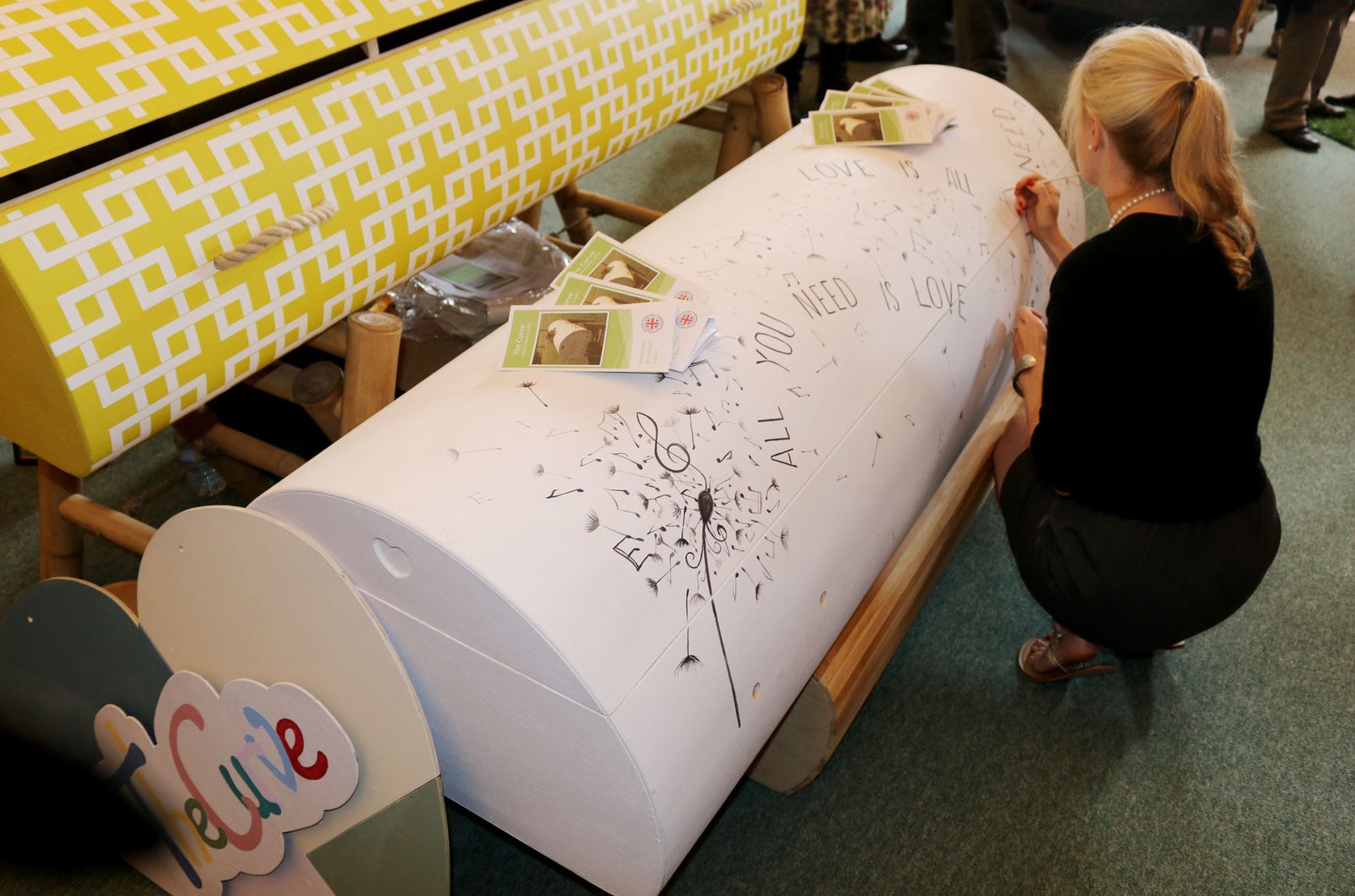 The Curve bespoke coffins.