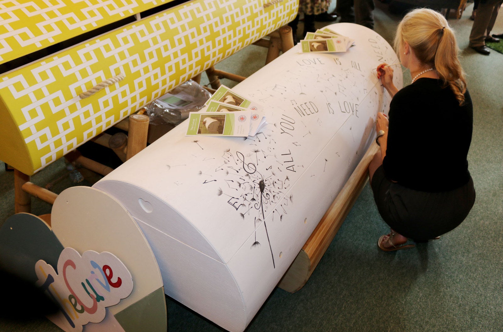 The Curve bespoke coffins.