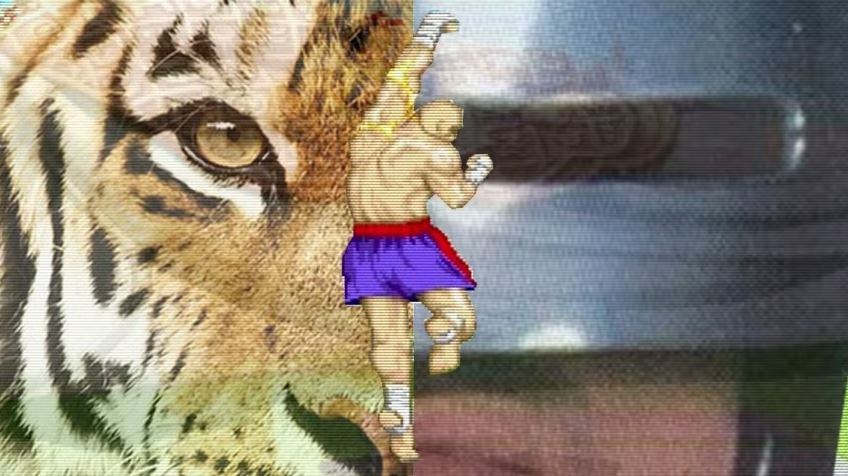 O que significa: O golpe "Tiger Uppercut" de Sagat.Variações: "Kaiser no meu copo" e "Tiger abacate".