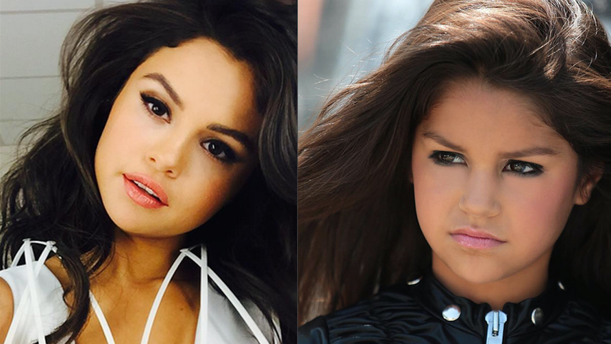 Esta niña parece que fuera la hermana menor de Selena Gomez, image size:1200x675