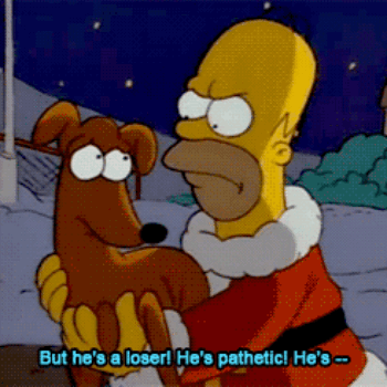 Santa's Little Helper is one of the most iconic pets from one of the most iconic shows in TV history. He's smart sometimes, dumb sometimes, and lovable all the time!