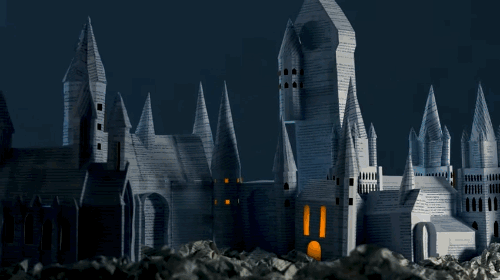 Someone Built Hogwarts From The Pages Of A "Harry Potter" Book