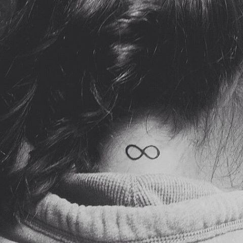 Infinity symbol on your neck