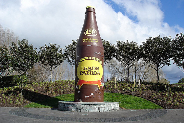 Paeroa's big L&P bottle