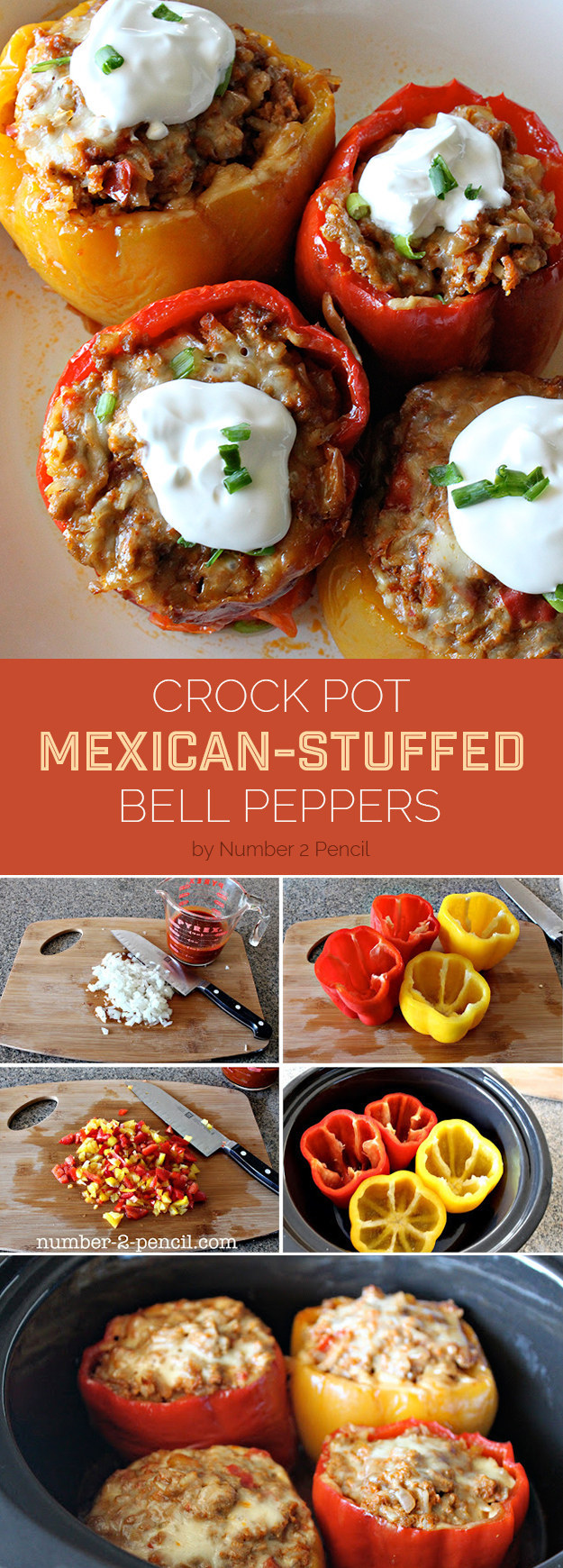 The best stuffed peppers steam long enough to get soft and tender, and thankfully, steaming is the slow cooker's A-game. Get the recipe here.