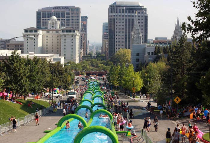 world's largest slip and slide
