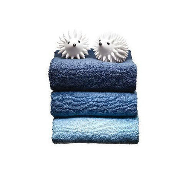 Hedgehog dryer balls here.