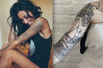 23 Stunningly Delicate Tattoo Sleeves That Are Beyond Dreamy