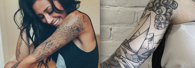 23 Half Sleeve Tattoos For Women - Styleoholic