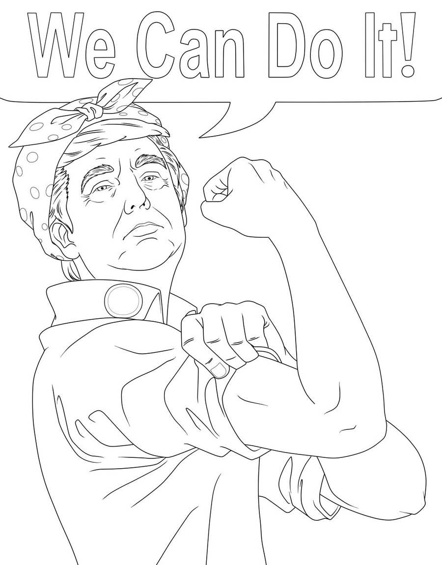 This Is What A Donald Trump Coloring Book For Adults Looks Like