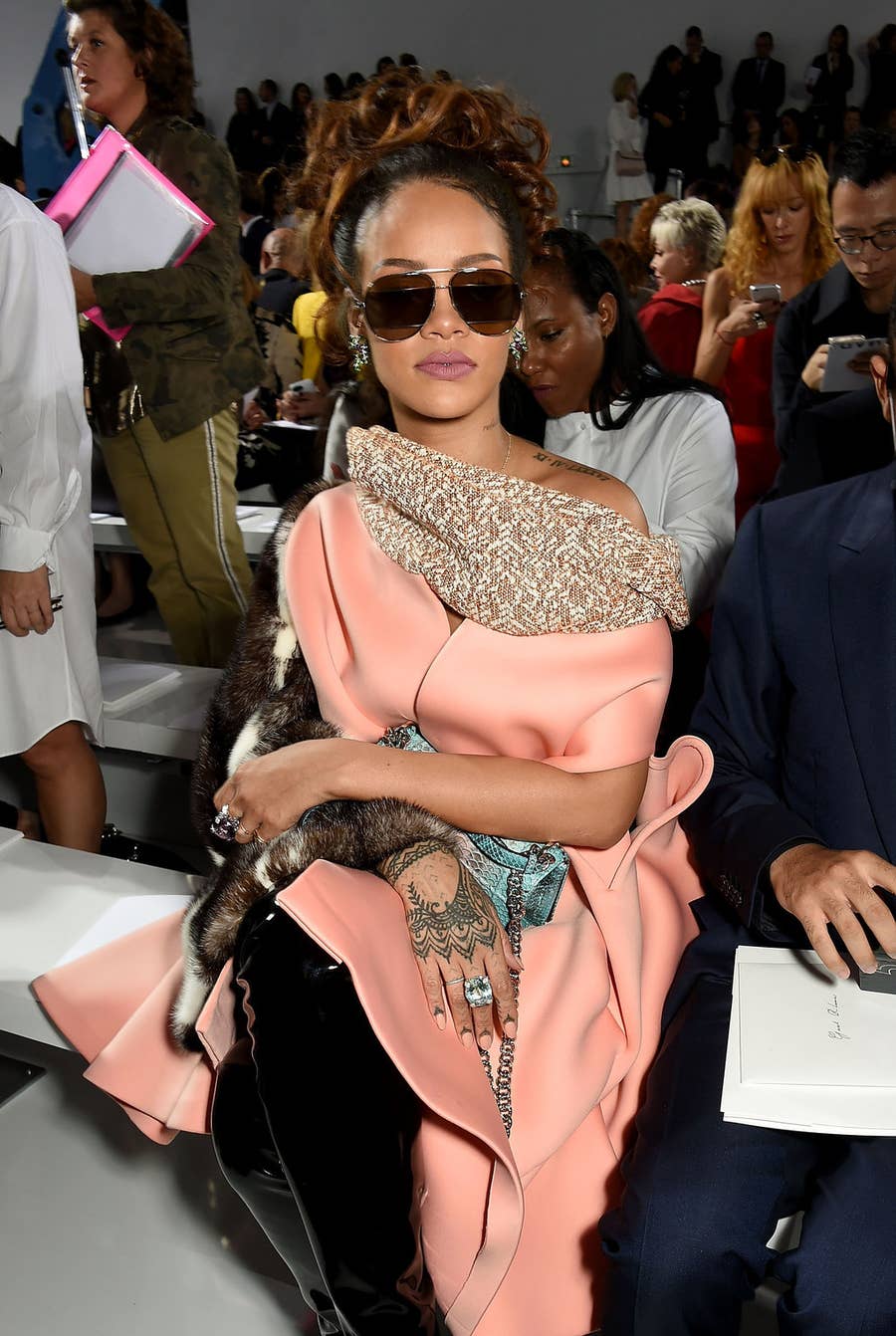 Rihanna Captures Your Aspirational Tuesday Fashion Mood on