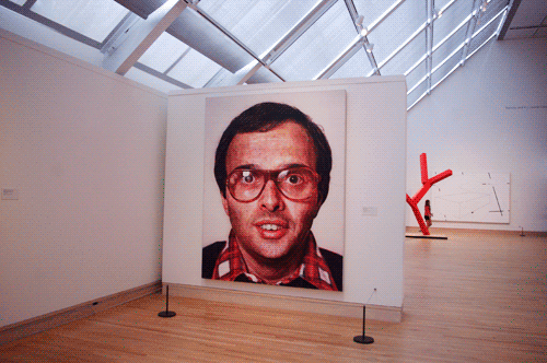 If you're in a place where you're allowed to pace around a gallery you can cover some series mileage. One day I wore a pedometer and walked five miles just from pacing up and down the rooms. I also used to play games like "How many steps will it take to get across this room before someone asks me a question?"