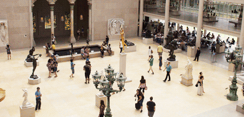 It was in some ways more exhausting than when I worked in retail because sometimes you're not really doing anything. It is mentally exhausting and museum fatigue is REAL.
