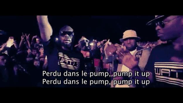 Avec spé «Put your hands up in the air» en option.