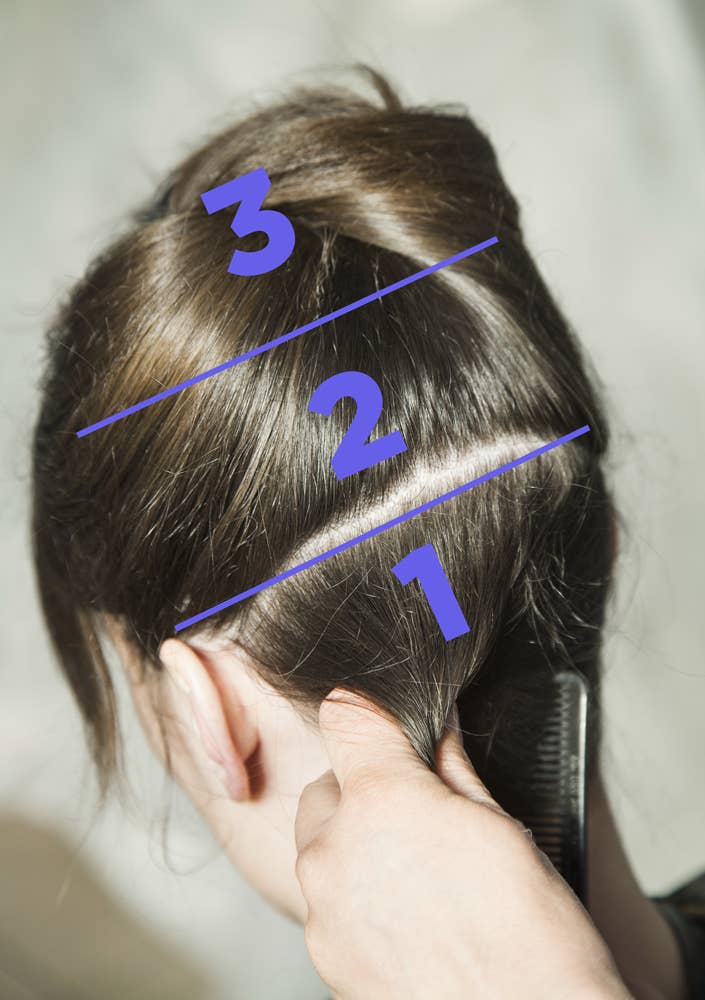 De abajo hacia arriba y de izquierda a derecha.