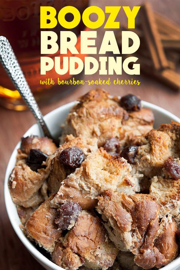 Here's How To Make Bulleit Bread Pudding With Bourbon-Soaked Cherries