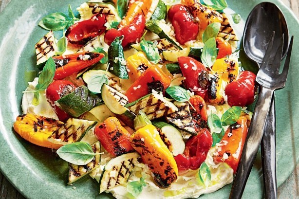 You can serve this brightly coloured veggie dish as a side or a starter with crusty bread. Recipe here.