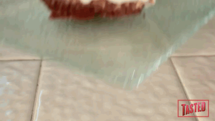 Sweet and simple. Watch how to make it here.