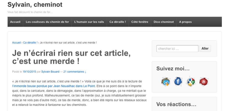Le Point Dit Que La Sncf Est Le Paradis Des Proletaires Vraiment