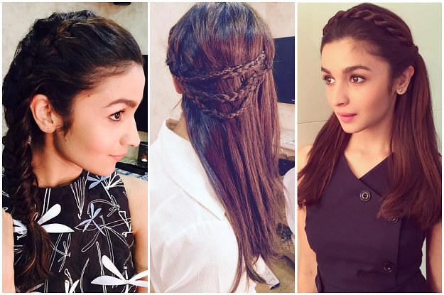 Alia Bhatt | Hair style on saree, Open hairstyles, Hair stylea