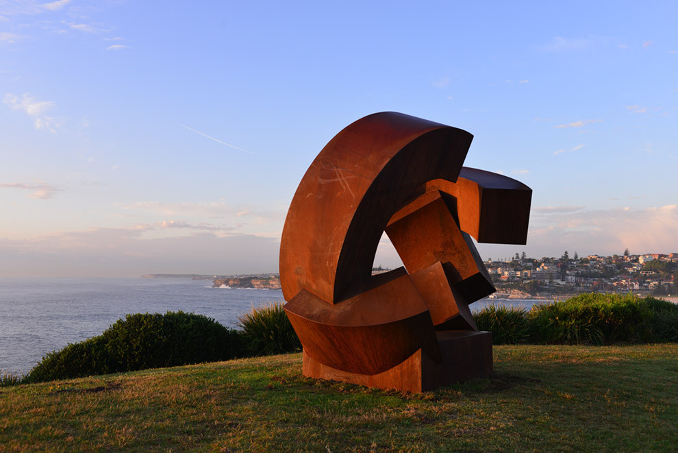 Like this piece from Germany's Jörg Plickat, called the Divided Planet, which bagged this year's Macquarie Group Sculpture Prize.