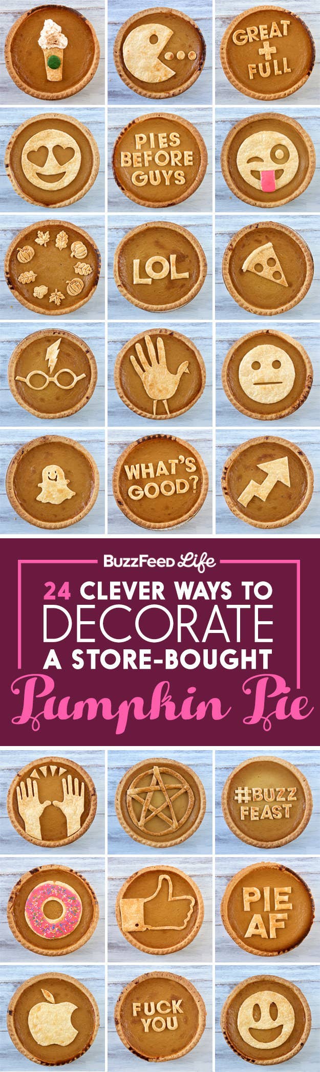 24 Clever Ways To Decorate A Store Bought Pumpkin Pie