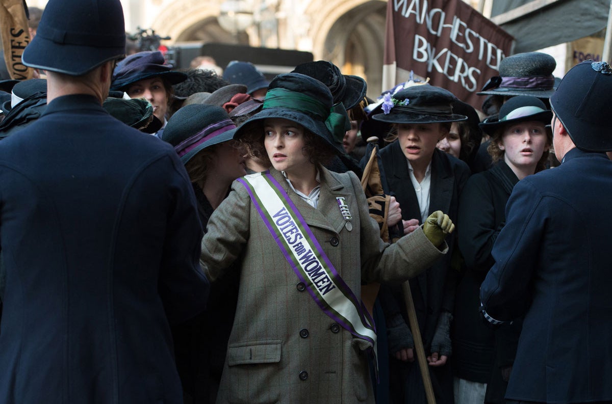 Helena Bonham Carter in Suffragette.