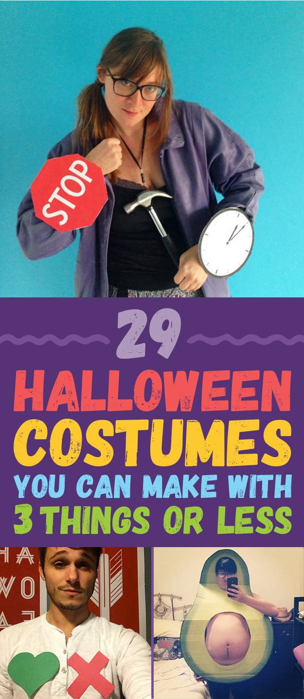 29 Halloween Costumes You Can Make With Three Things Or Fewer