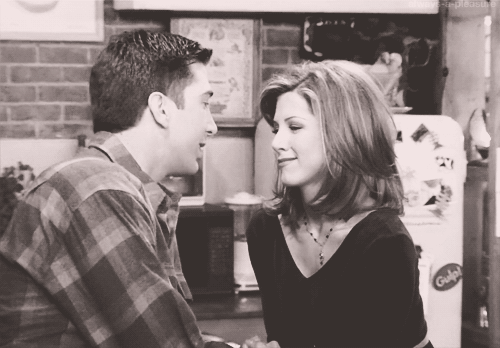 A new relationship can feel strange, even if it’s something that you’ve been waiting for forever. When Ross and Rachel FINALLY got together after what seemed like years (and actually was, in Ross’ case), Rachel has a really difficult time settling into their new rhythm. But they took their time to adjust, and then sparks flew and it was the beginning of something extraordinary.
