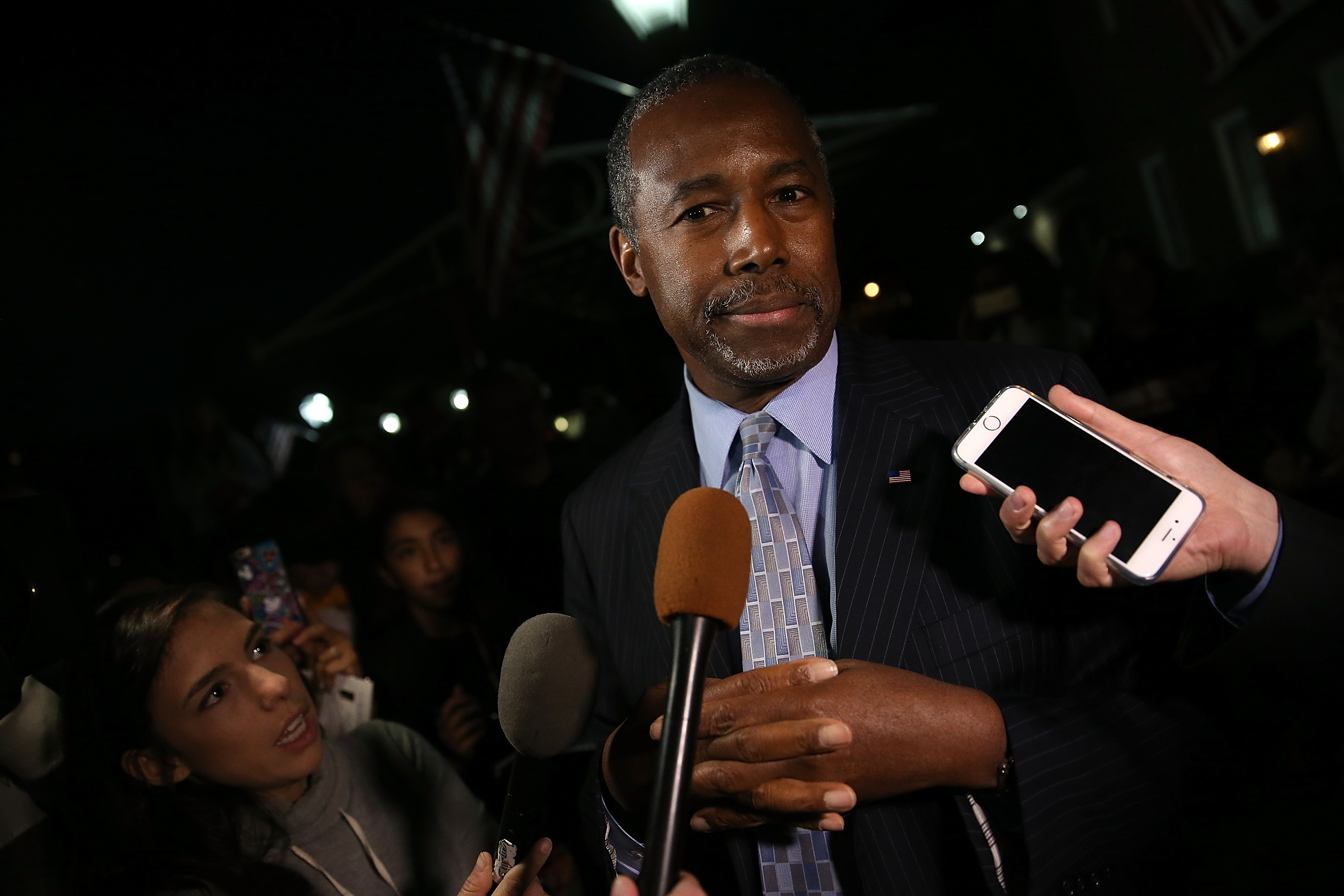 In an interview on meet the press, carson rehashed a story of his violent n...