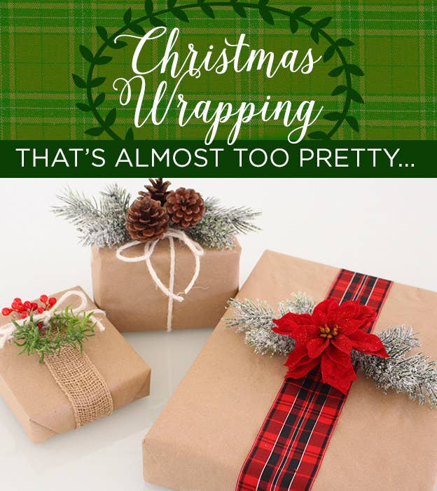 Christmas Wrapping That’s Almost Too Pretty…