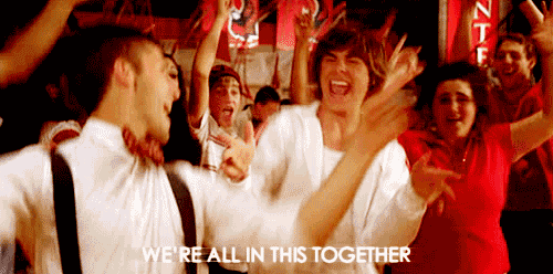 "We're all in this together!"