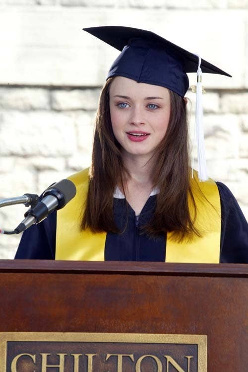 green emerald velvet dress Gilmore Girls 8 x 10 Photo Rory Gilmore Formal Event in White Gown & Gloves  kn at Amazon's Entertainment Collectibles Store main image 1