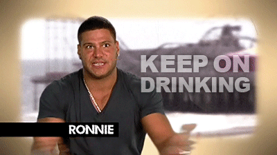 you can’t decide whether to drink or go to sleep to prepare for tomorrow's shenanigans (decisions..decisions)