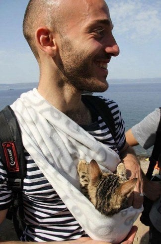 Al Kadri lands in Greece with his cat