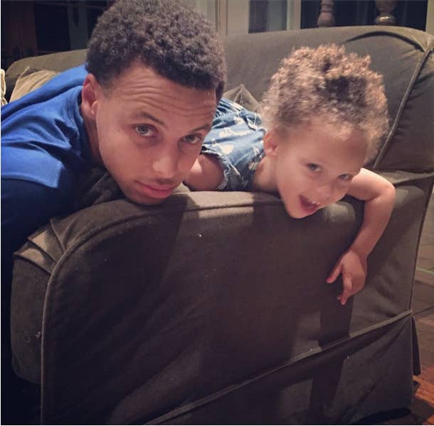 Riley Curry Adorably Serenades Dad Stephen With 'Happy Birthday