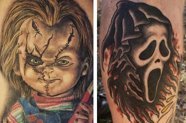 37 Incredible Horror Movie Tattoos That'll Give You Nightmares