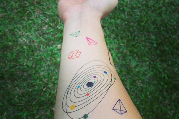 tumblr simple star stars planet planets galaxy  Easy Small Henna  Tattoos HD Png Download  Transparent Png Image  PNGitem