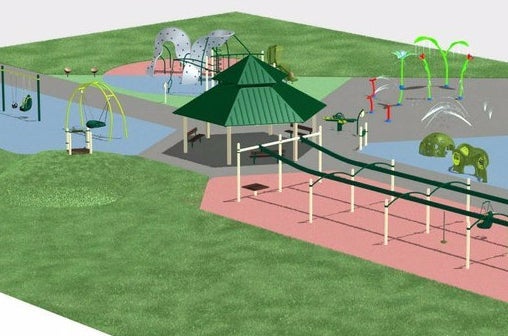A rendering of the park.