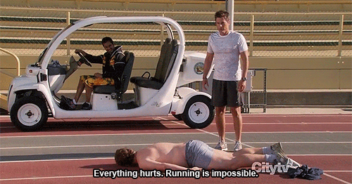 There are two kinds of people in this world: those who love pounding the pavement in tiny shorts and those who believe that to run is to hurt while getting increasingly bored. But there is a way to reap running’s health benefits while enjoying the ride — even if you're not super in shape or naturally athletic, or even if you've already tried and ditched running in the past. To figure out how to start running, stick with it, and not hate it (or your life) BuzzFeed Life talked via email to two running coaches: Jason Fitzgerald, USATF-certified running coach, 2:39 marathoner, and founder of Strength Running; and Jon-Erik Kawamoto, MSc, CSCS, personal trainer, and managing director and owner of JK Conditioning in St. John's, Newfoundland, Canada. Here's their best advice: