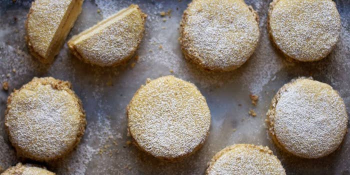 Lemony shortbread plus creamy hazelnut will make you forget all about Nutella.Get the recipe here.