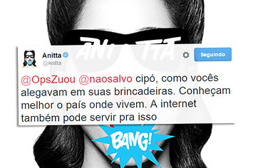 Anitta deu a melhor resposta à campanha feita para enviá-la ao Acre