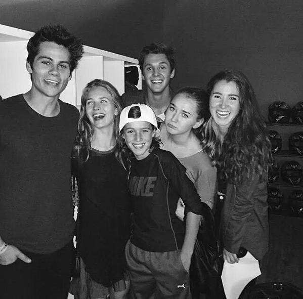 Dylan and Britt with their fans