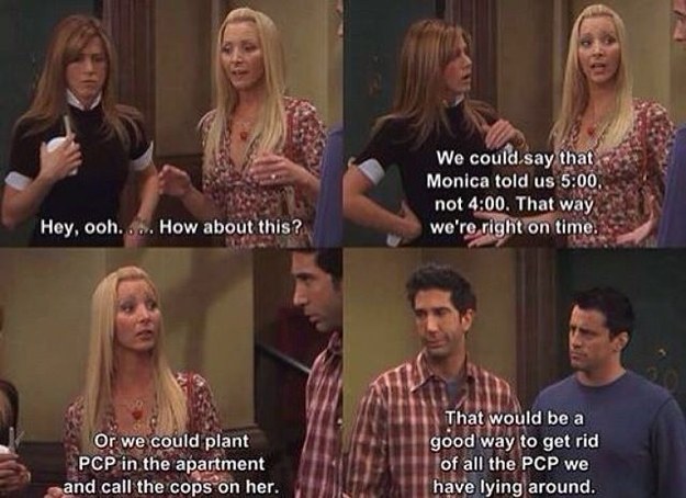 This bit of sarcasm from Ross.