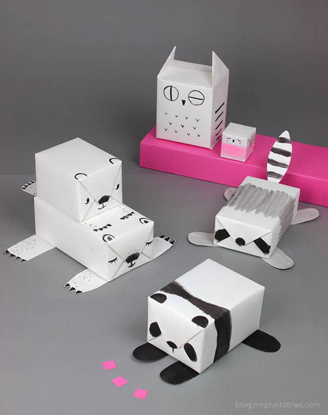 🐼-wrapped presents > other presentsGet the tutorial at Mr. Printables.