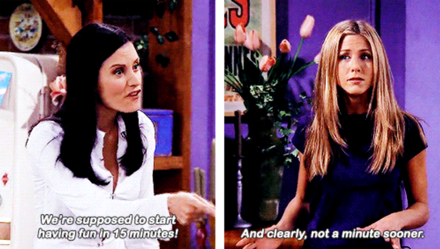 And when Monica was just being way too Monica.