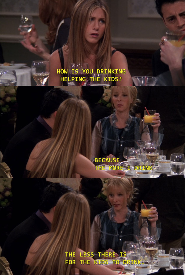 When Phoebe came up with this totally legit argument.