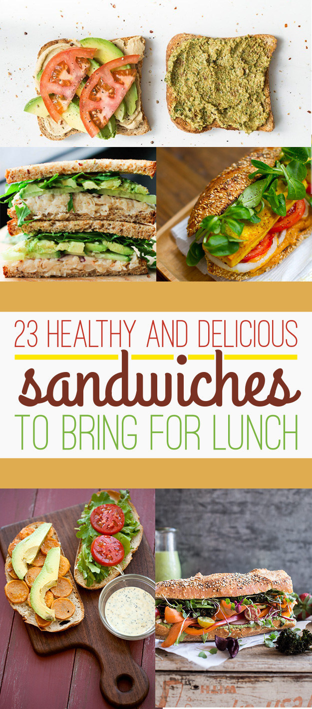 23 Healthy Lunch Sandwiches That Will Make You A Champion At Life